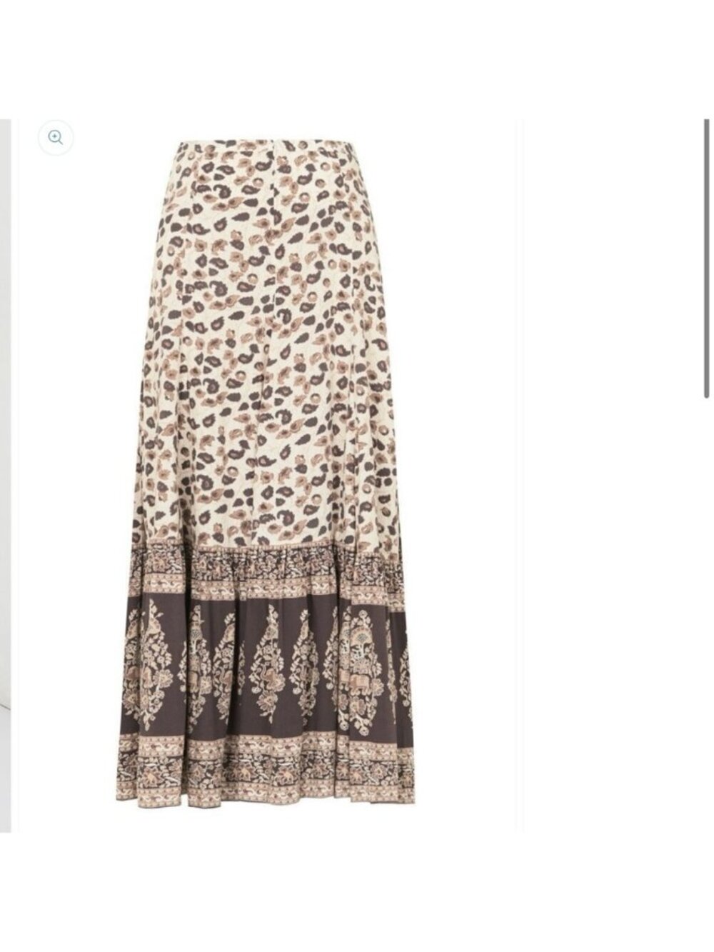 Spell NWT Delirium Maxi Skirt in Cream XS - Picture 6 of 8